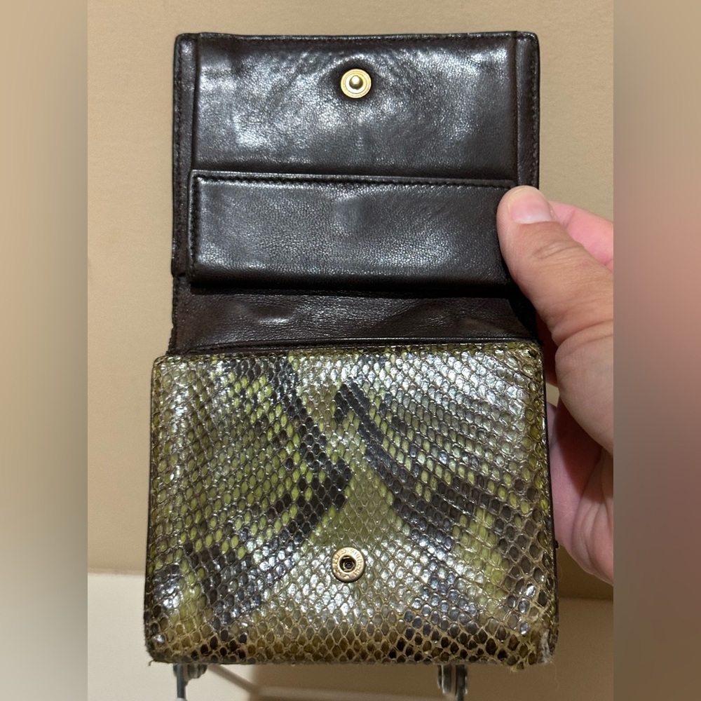 Prada Brown Python Wallet - Picture 7 of 15